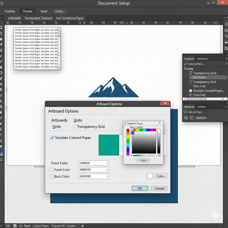 how to change the background color on adobe illustrator