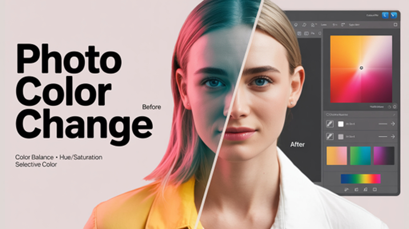 how to change hair color in adobe photoshop