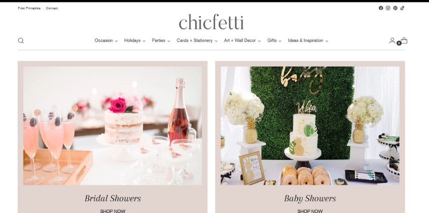chicfetti wedding color palette generator