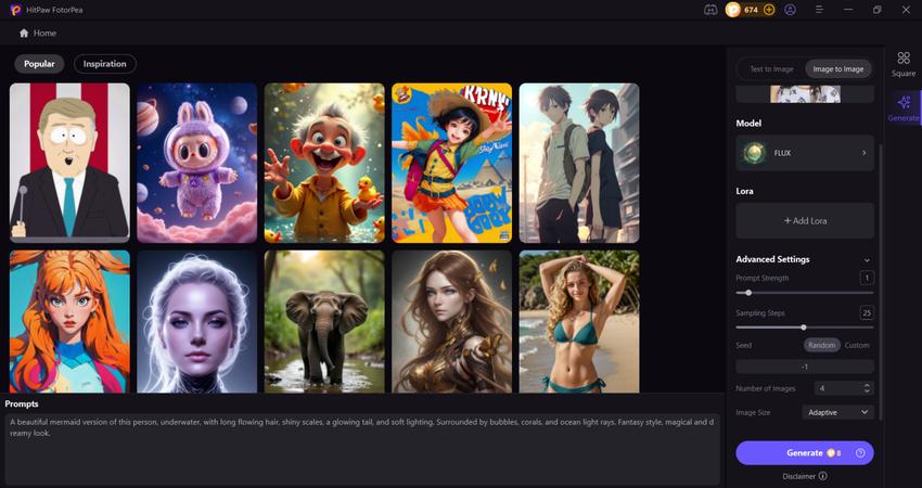 set image size and resolution