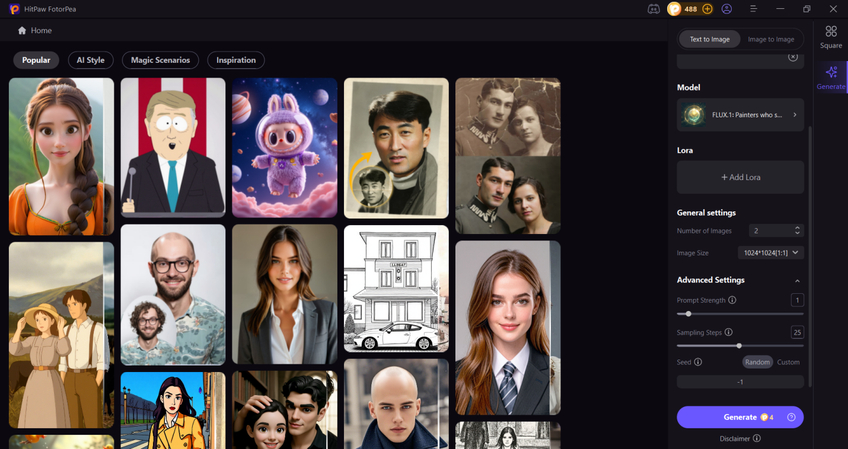 set image size and resolution