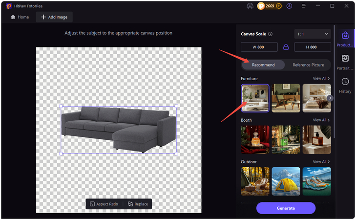choose product image