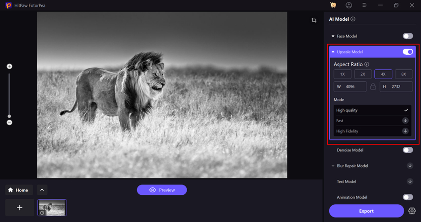 enhance animal textures