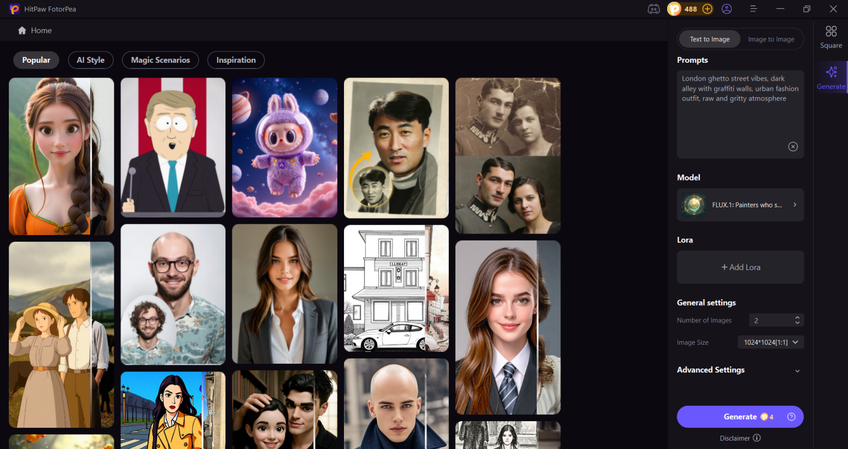 choose the artstyle and write your description