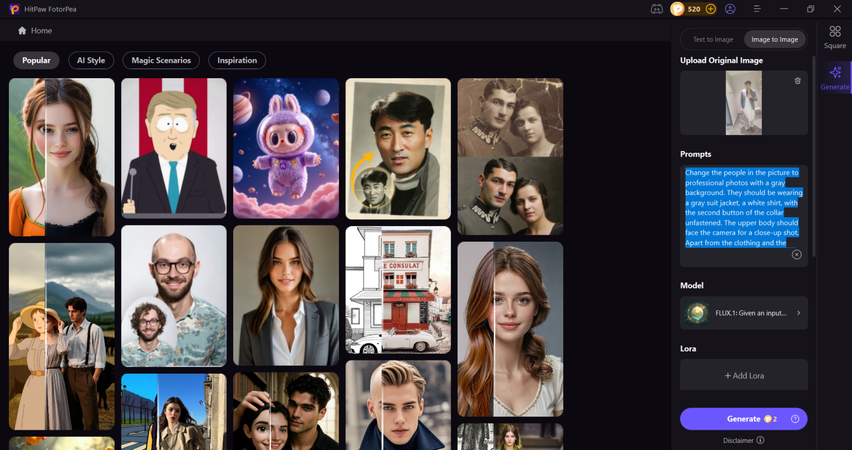choose the artstyle and write your description