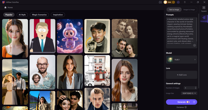 choose the artstyle and write your description