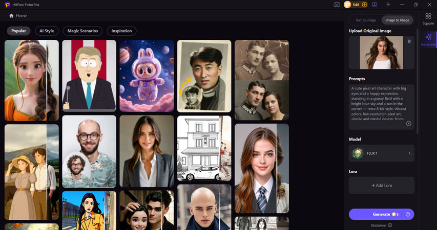 choose the artstyle and write your description