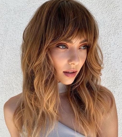 choppy bangs for thin hair