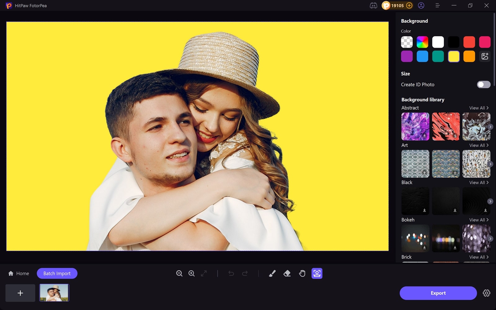 tap export to save it