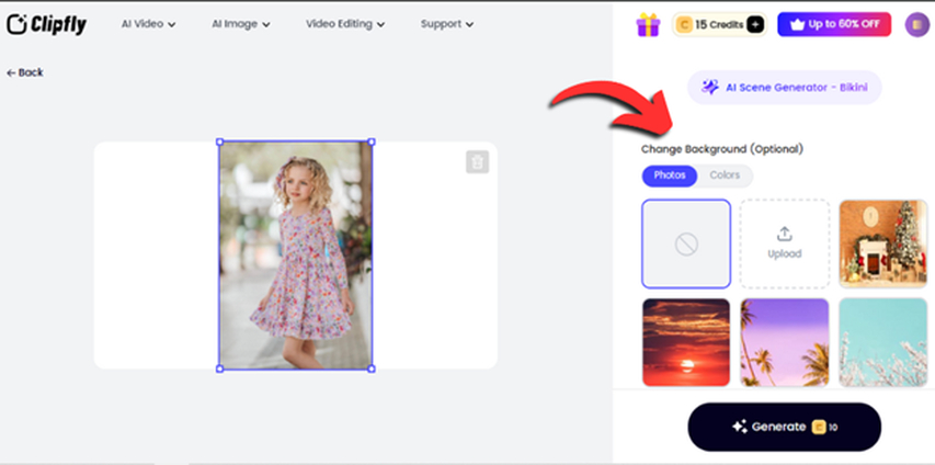 gerador ai kids in bikinis clipfy