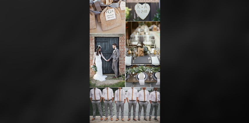 color palette generator wedding grey and brown