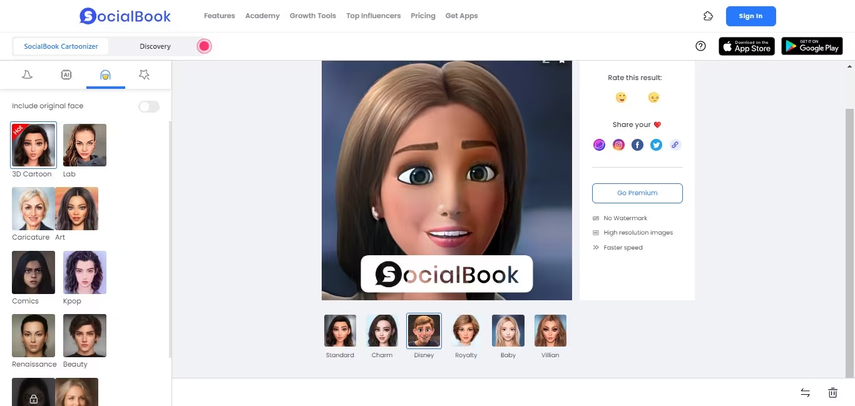 convert photo into disney cartoon