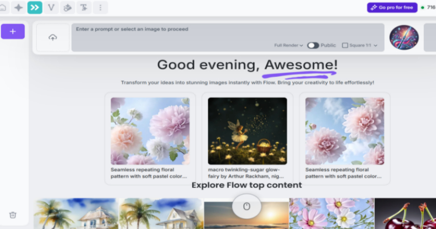Creative Fabrica interface