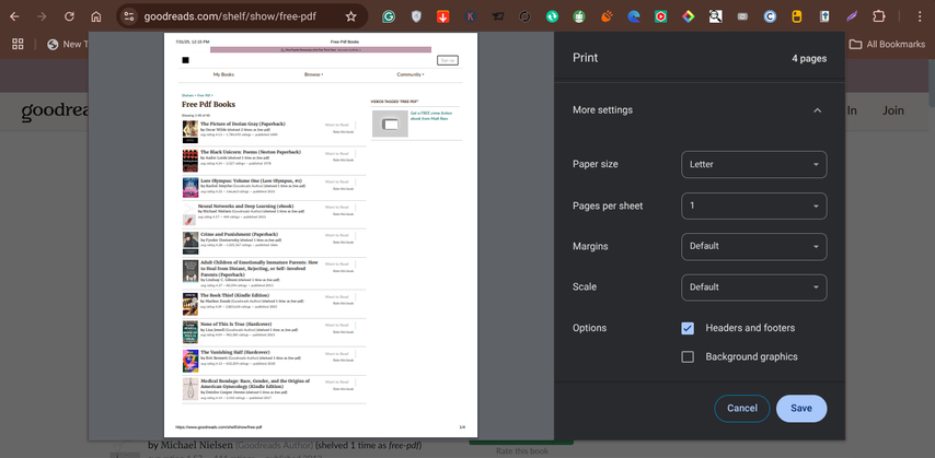 customize settings and save