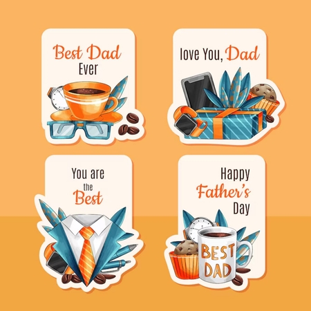 create personalized fathers day card