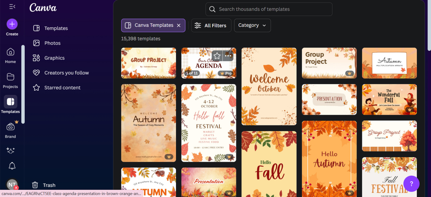 cute fall clipart