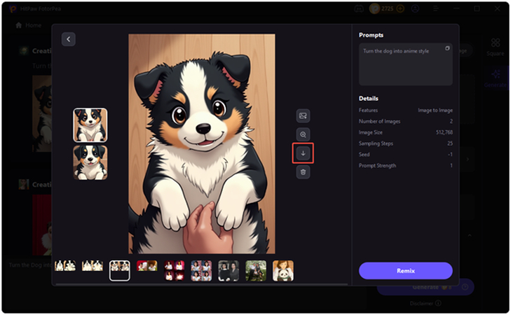 下載AI寵物圖像