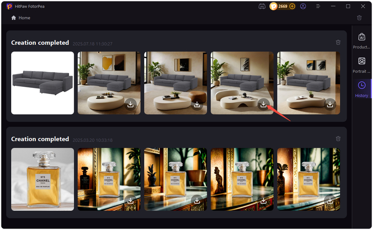 preview and download images for ecommerce