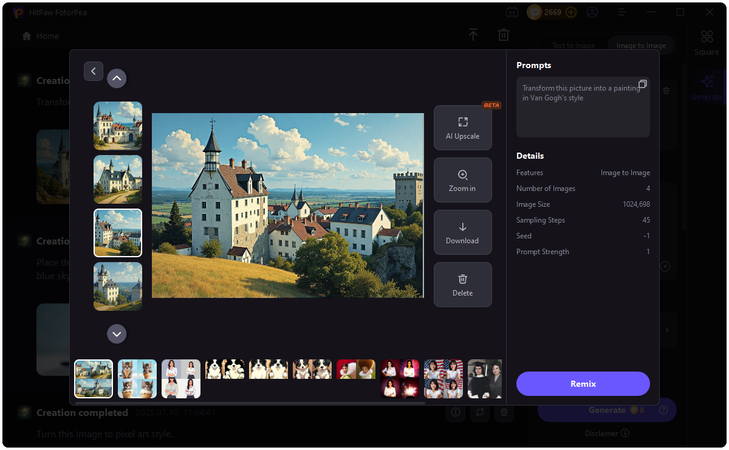 download van gogh ai