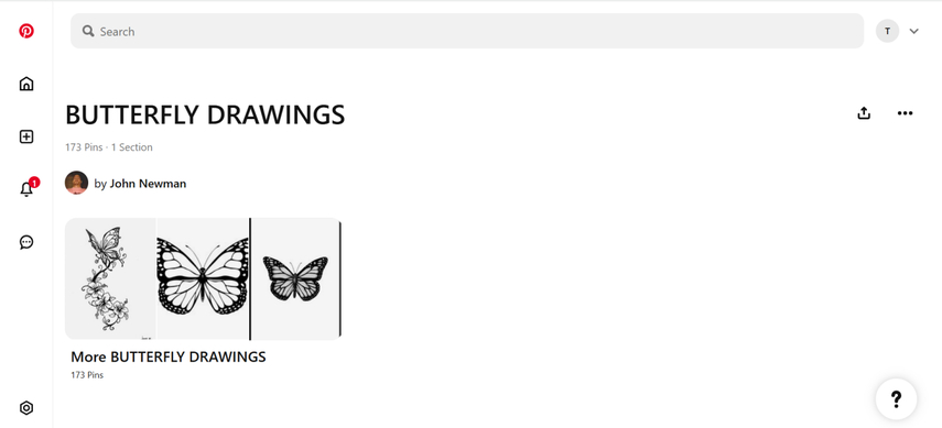 easy butterfly drawing