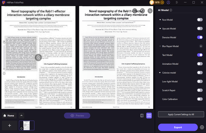 enhance pdf quality ai