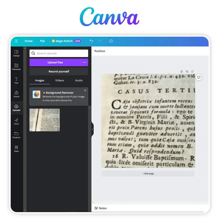 migliora testo in immagine