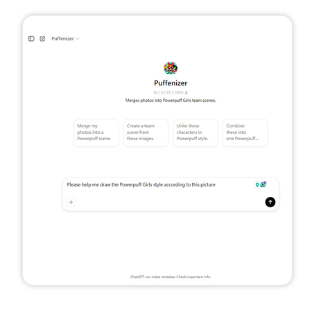 digite o prompt da imagem do powerpuff