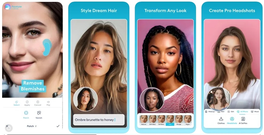 ios and android facetune editor app