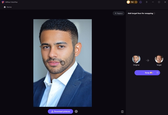 hitpaw fotorpea helps change expressions