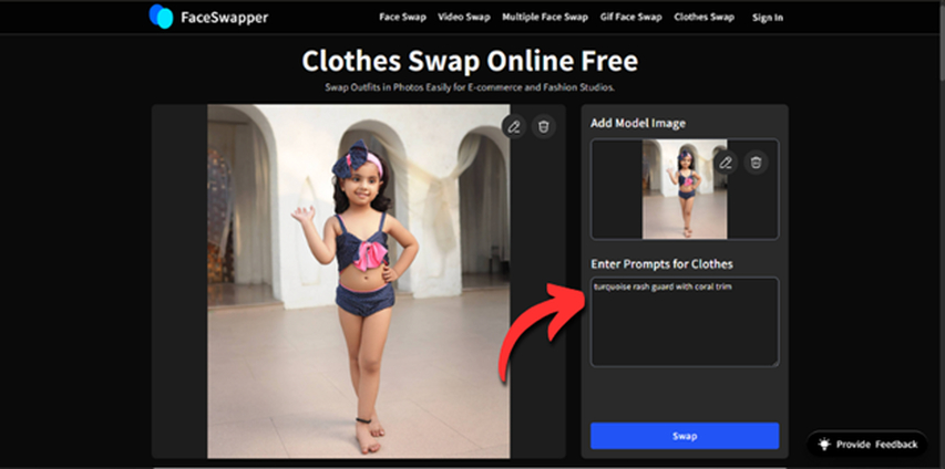 troca ai bikini kids faceswapper