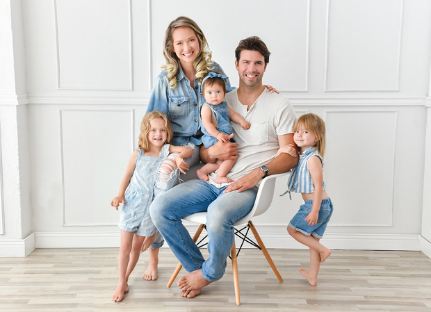 family photoshoot for father's day