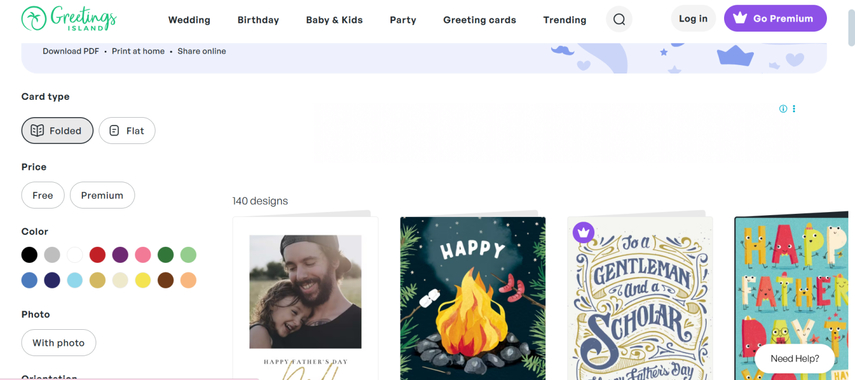 fathers day card printable free