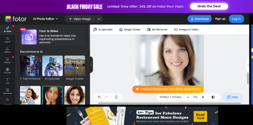 fotor depixelate image online free