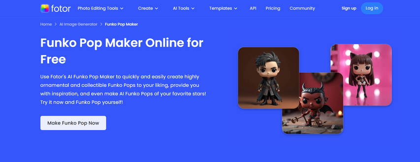 fotor pop funko generator