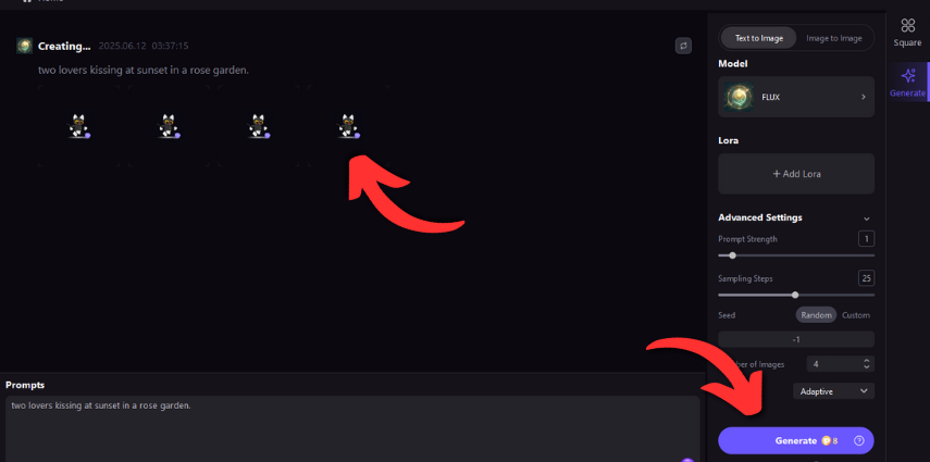 fotorpea ai kissing trend-generation