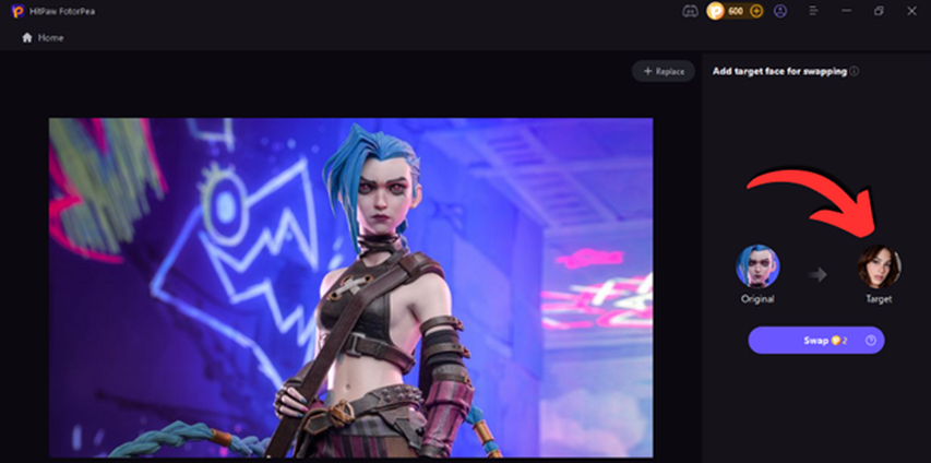 fotorpea arcane ai art generator face swap