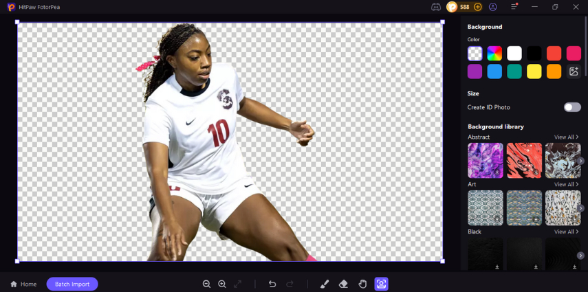 fotorpea remove bg soccer player poster ideas