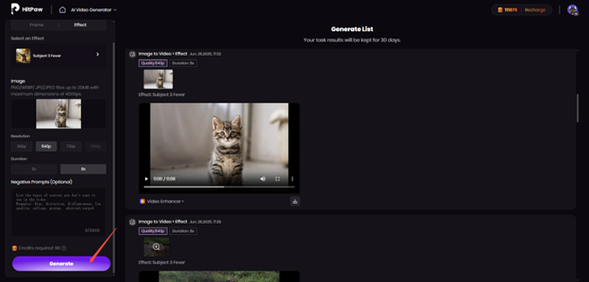 generate video automatically