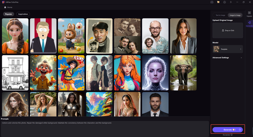 generate images