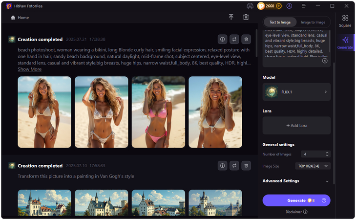 create ai images with hitpaw generator