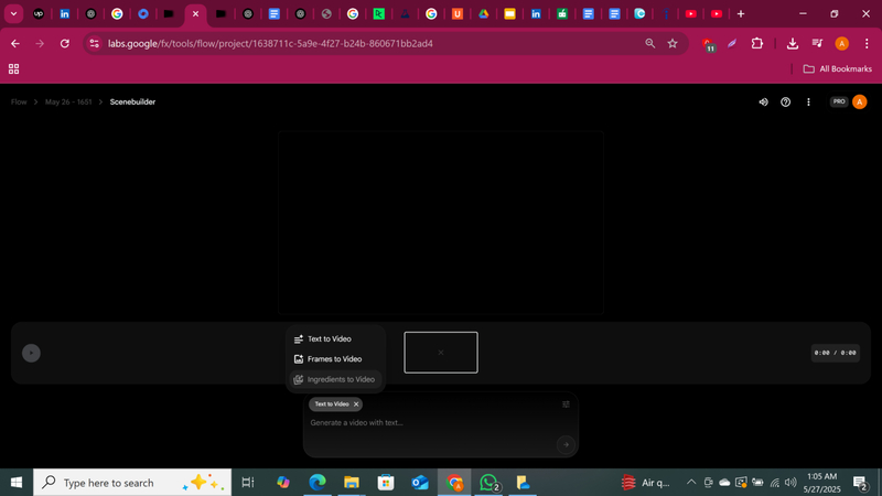 tre modi di generazione video
