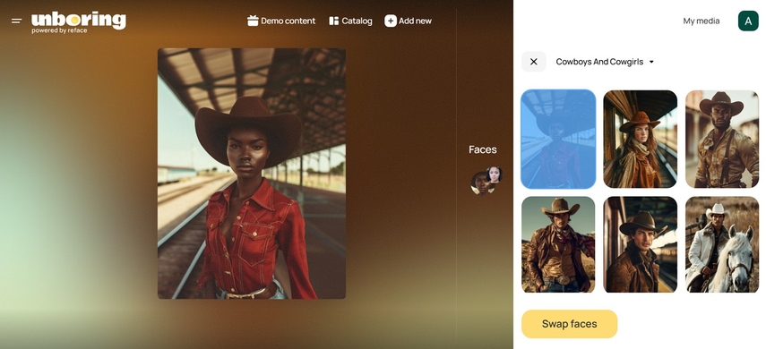 use reface to swap faces online