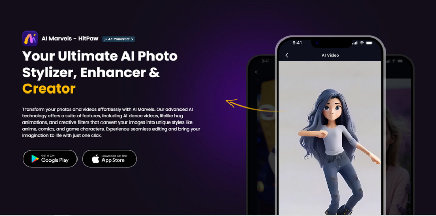 HitPaw AI Marvels 有名人と自撮り