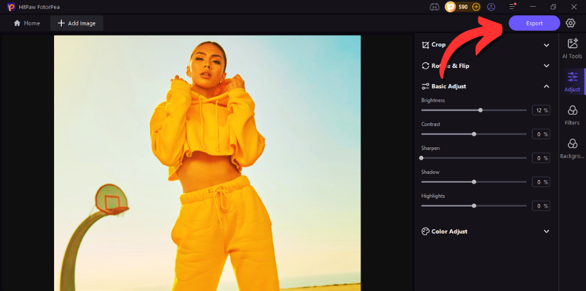 hitpaw fotorpea app to put captions on photos