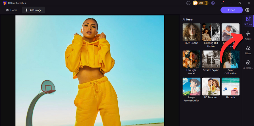 hitpaw fotorpea app to put text on pictures