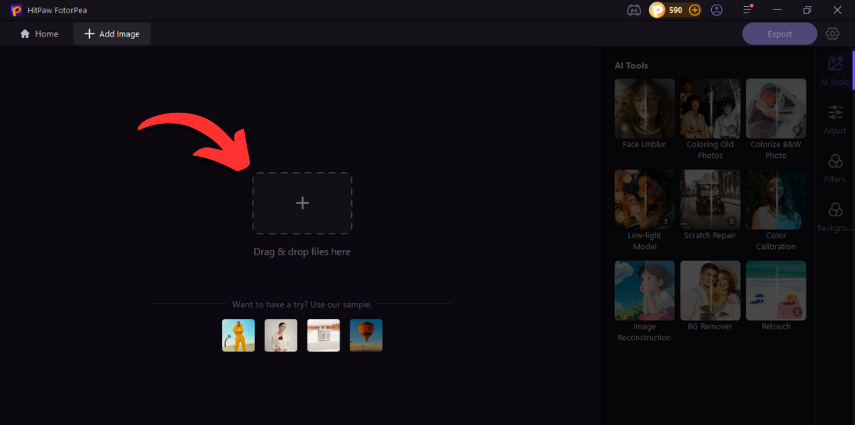 hitpaw fotorpea app to write text on photos