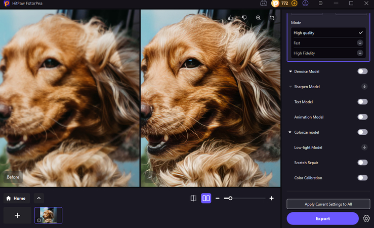 how to unblur an image with hitpaw fotorpea