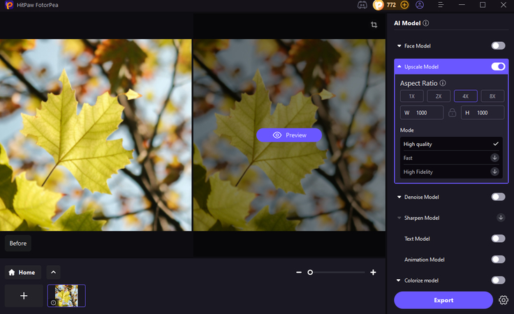 hitpaw fotorpea image depixelizer