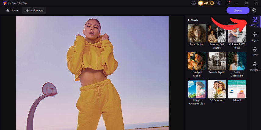 hitpaw fotorpea polaroid filter ai tools
