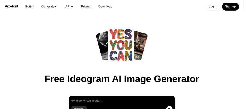 ideogram homepage screenshot